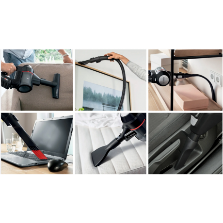 BOSCH BCS711EXT Επαναφορτιζόμενη σκούπα Stick Unlimited 7 Μαύρο BOSCH BCS711EXT Επαναφορτιζόμενη σκούπα Stick Unlimited 7 Μαύρο